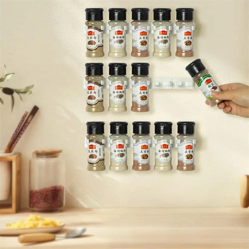 Spice Jar Wall Mount – Space-Saving Kitchen Organizer