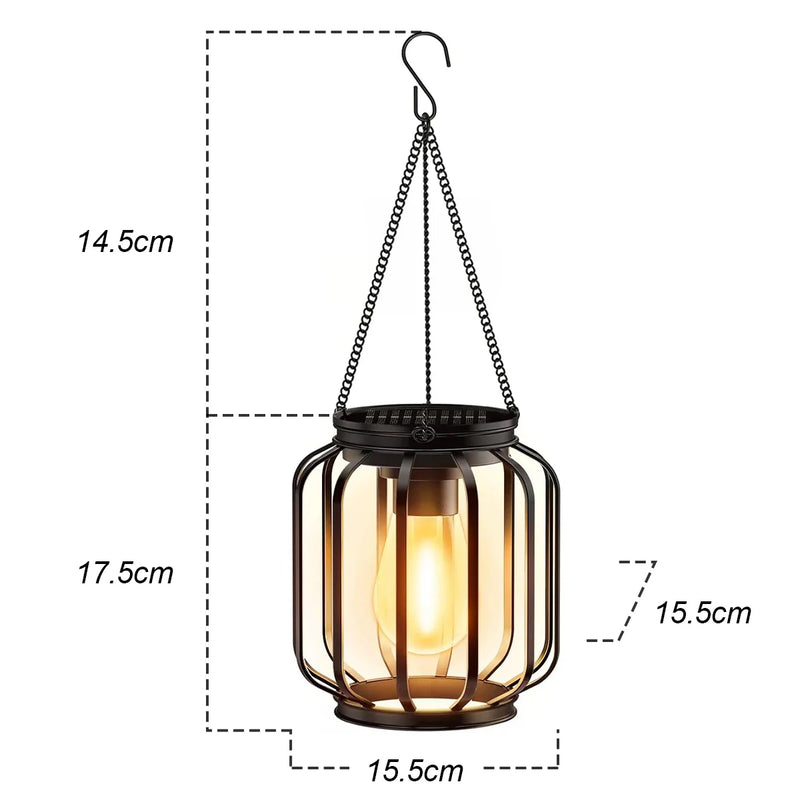 Solar Hanging Lantern Outdoor LED Waterproof