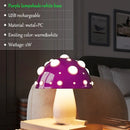 Mushroom LED Table Lamp USB Rechargeable Light