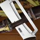 Cuchillo pelador de acero inoxidable con mango de madera