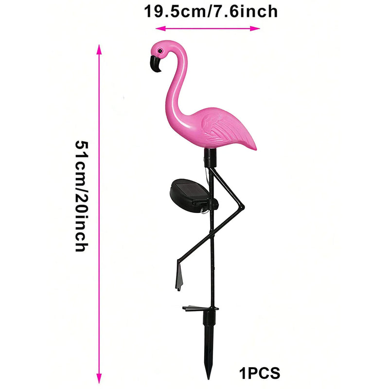 Solar Flamingo Garden Light Waterproof Outdoor