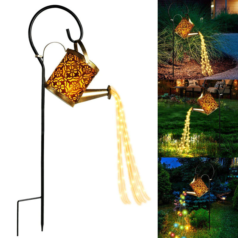 Solar Watering Can Light for Garden Decoration