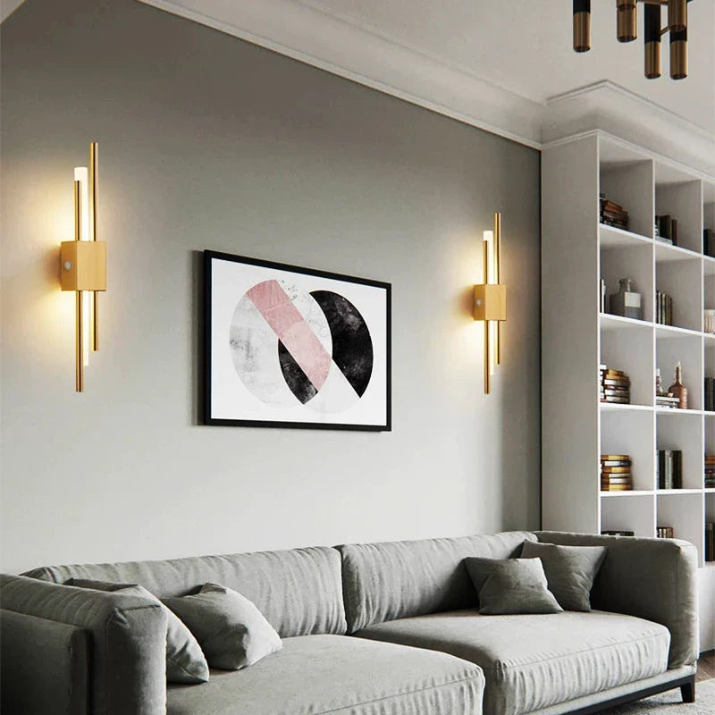 Nordic LED Wall Lamp with USB Plug for Bedroom Decor