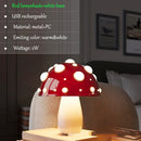 Mushroom LED Table Lamp USB Rechargeable Light