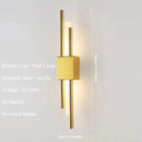 Nordic LED Wall Lamp with USB Plug for Bedroom Decor